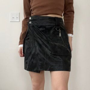 Free people vegan leather skirt